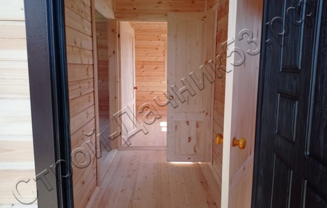 4 Брусовой дом  ОД-34, 6х6м, 37М², Московская область, Истринский район, СНТ «Новатор» (8)